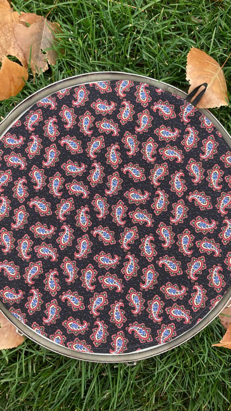 14" Drum Bunny reversible partial mute - funk cover - dampener - compare to Drum Tortillas image 1