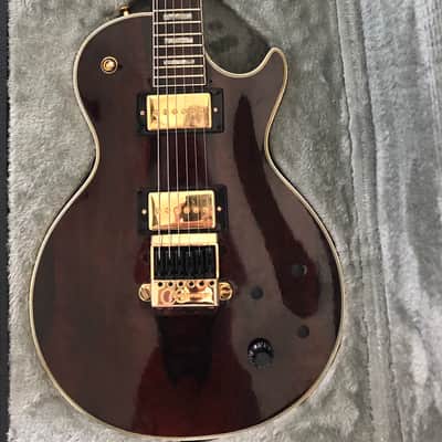 Aria Pro II  Custom Single Cut 1974 Dark cherry brown image 1
