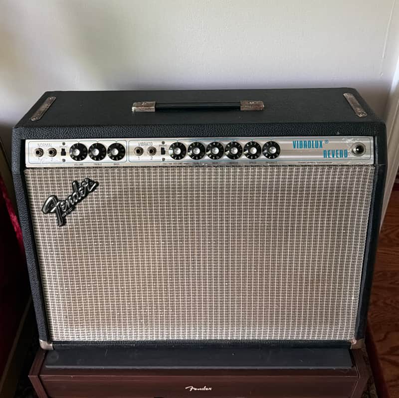 Fender Vibrolux Reverb 2-Channel 35-Watt 2x10" Guitar Combo 1978 - Silverface image 1