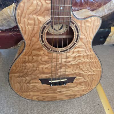 Dean Acoustic Electric Bass Guitar BRAND NEW Quilted Ash Exotica Active EQ image 17