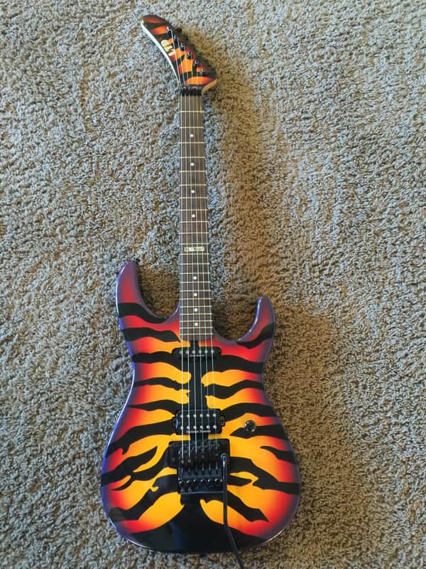 ESP LTD GL-500t Rare George Lynch Purple Tiger 03/04 Custom | Reverb