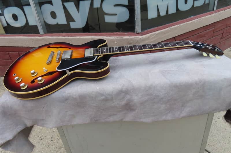 GIBSON 2022 ES-335-TD SUNBURST CUSTOM SHOP PREMIUM SPECIAL ORDER 1966-67 RE-ISSUE near MINT!