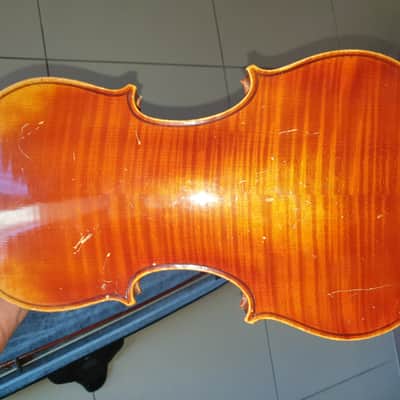 Vintage Violin Antonius Stradiuarius Cermonensis 996 Faciebat Anno1720 Natural Stain image 1