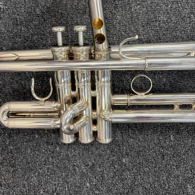 Yamaha YTR-8335S Xeno Bb Trumpet 2000s - Yellow Brass/Silver Plated image 17