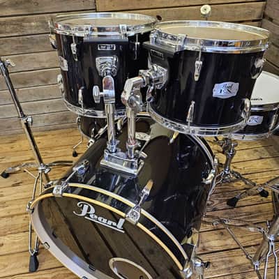 Drum Kit Pearl Export EX, Black Complete USED! RKEXP140326 image 2