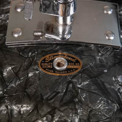 1966 Slingerland Modern Solo Outfit No. 2R Black Diamond Pearl Drum Set image 15