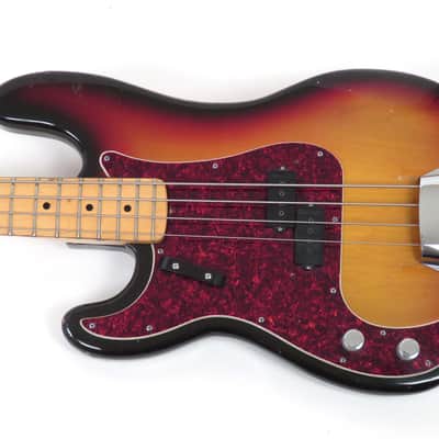 1973 Fender Precision Bass Left Handed - Sunburst Lefty Bass image 3