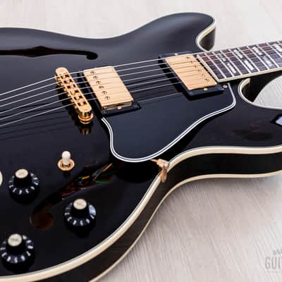 1979 Gibson ES-345 TDW Vintage Semi-Hollow Guitar Walnut, Near-Mint w/ T Tops & Case, 1 11/16" Nut image 7