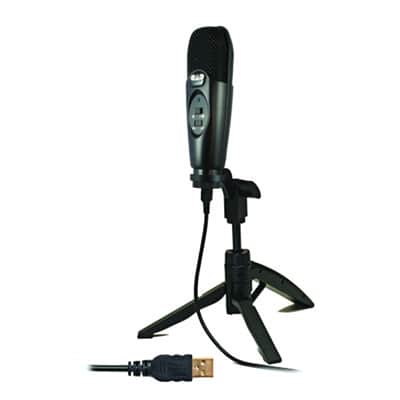 Mint CAD Audio U37 USB Large Diaphragm Cardioid Condenser Microphone, Stand 10’ Cable image 3