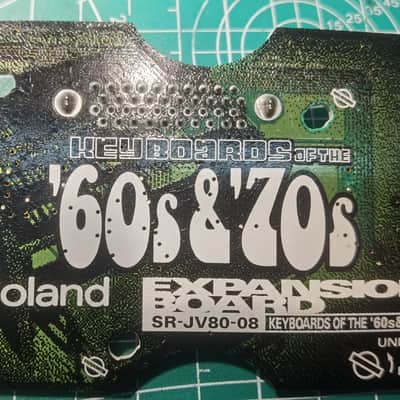 Roland SR-JV80-08 Keyboards Of The '60s & '70s Expansion Board 1990s - Green
