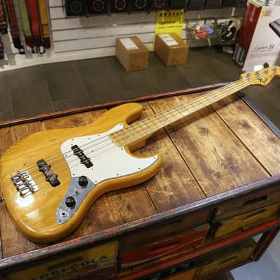 Fender Jazz Bass 3-Bolt with Maple Fretboard 1974 - 1983 - Natural image 1