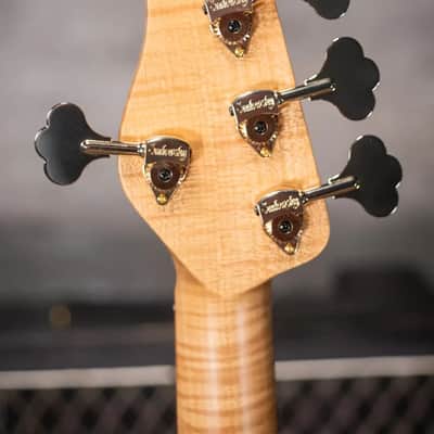 Sadowsky Limited Edition 2023 MasterBuilt 21-Fret 5-String Standard J/J Bass - Majestic Red Transparent image 6