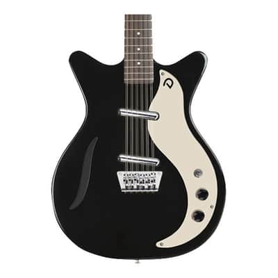 Danelectro '59 Vintage 12-String Electric Guitar - Black image 1