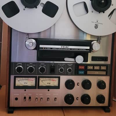 TEAC A-7300 1/4" 2-Track Reel to Reel Tape Recorder 1970s - Silver image 21