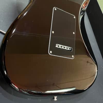 Fender American Ultra Stratocaster with Roasted Maple Fretboard - Black - With OHSC Hard Case image 13