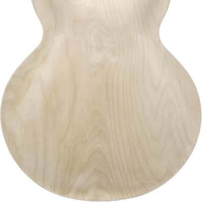 DIY Electric Guitar Kit,Semi-Hollow Body Electric Guitar,with Paulownia Wood Core and Maple Plywood,6 Strings,Build Your Own Guitar image 3