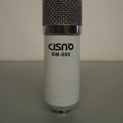 Cisno BM-800 Large Diaphragm Condenser Microphone, White image 2