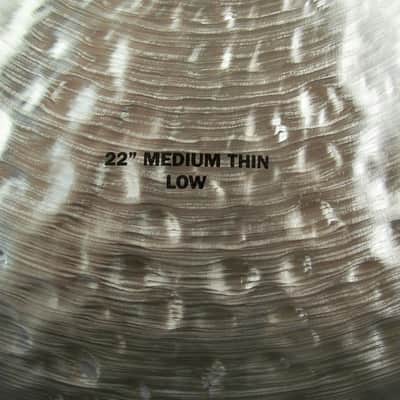 Zildjian K Constantinople Medium Thin Low 22" Ride/K1119/2446 Grams/Free Bag! image 3