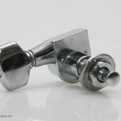 Original 80's Ibanez Smooth Tuner II inline tuners Chrome image 10
