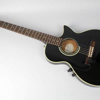 Guild Songbird Black Vintage Thinline Acoustic Electric Guitar w/OHSC image 2