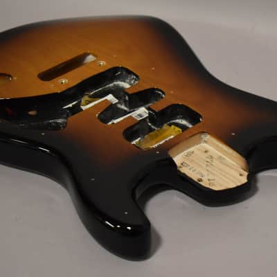 2021 Fender American Ultra Stratocaster Body 2-Tone Sunburst image 6