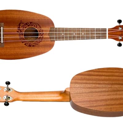 Flight NUP310 African Okoume Neck 4-String Pineapple Soprano Ukulele w/Padded Gig Bag image 2