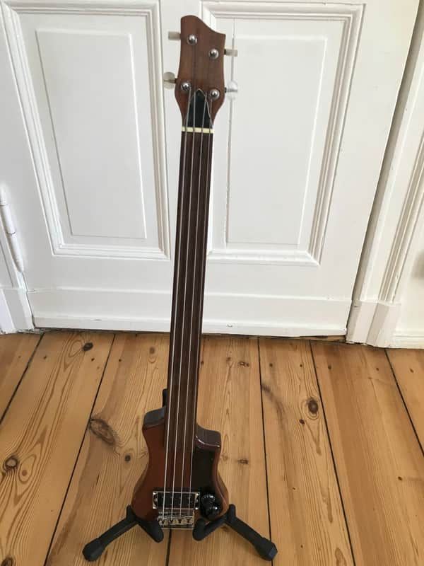 Hofner Shorty Fretless Bass 198?  very rare, maybe custom image 1