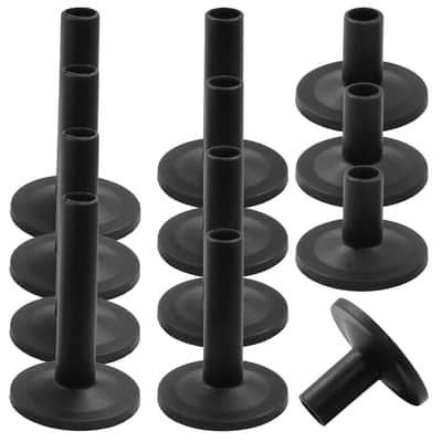 12Pcs Cymbal Sleeves Long/Medium/Short Drum Sleeves, 8Mm Flanged Cymbal Sleeves Black Cymbal Attachment For Percussion Drum Set Parts image 5