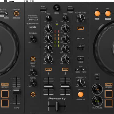 Pioneer DJ DDJ-FLX4 2-Channel Rekordbox/Serato DJ Controller, Black image 1