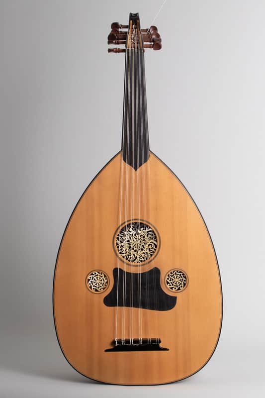 Sacit Gurel Oud (2003), black gig bag case. image 1
