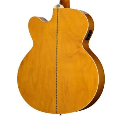 Epiphone J?200 Studio EC Acoustic?Electric Guitar – Antique Natural image 3