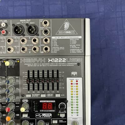 Behringer Xenyx X1222USB 16-Input Mixer with USB and Effects for Parts or Repair image 2