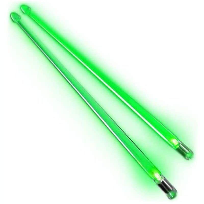 Firestix FX12GR Light-Up Drum Sticks Green image 1