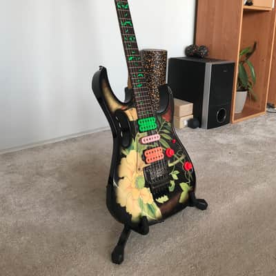 Ibanez JEM77-FP Steve Vai Signature  Floral Pattern 1989 Floral Pattern image 11