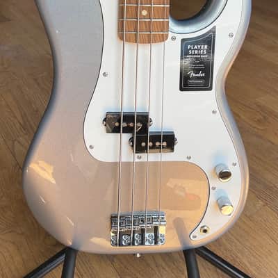 Fender Player Series Precision Bass Silver Sparkle MIM NEW with hang tags, warranty card, etc. image 1