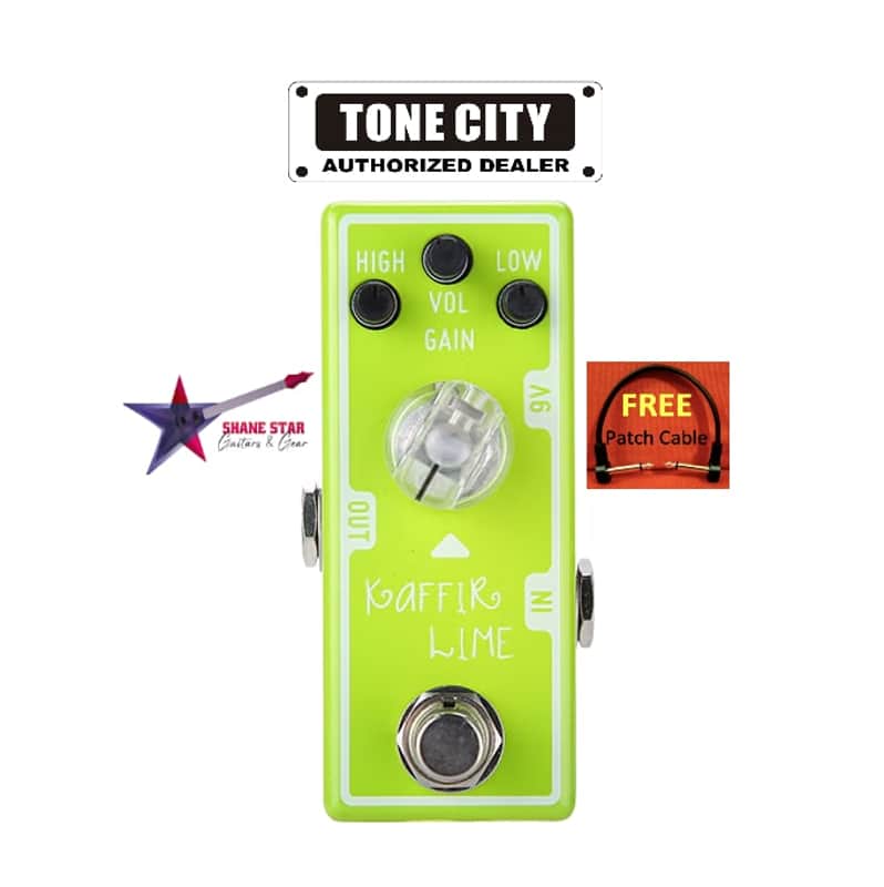 Tone City Kaffir Lime⚡Tube Screamer⚡Style Overdrive With Extended Features image 1