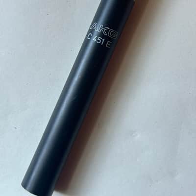 AKG C 451 E Small Diaphragm Cardioid Condenser Microphone with CK1 Capsule 1970s - Black imagen 2