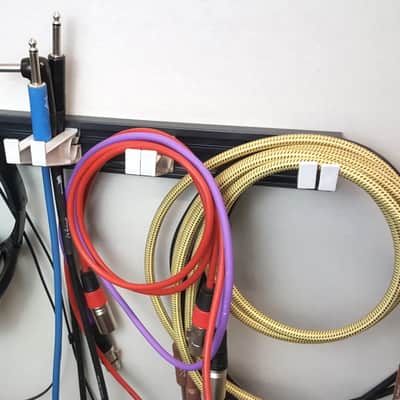 Studio Cable Rack kit with wall fixings for guitar leads, XLRs, AV image 7
