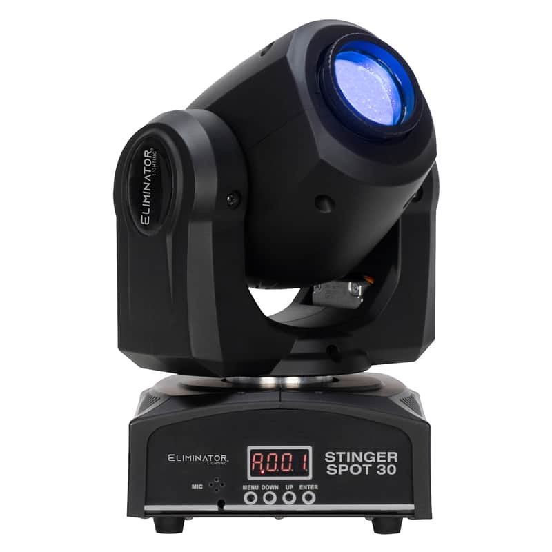 American DJ Eliminator Stinger Spot 30 White LED DMX 30W Moving Head Spot Light image 1