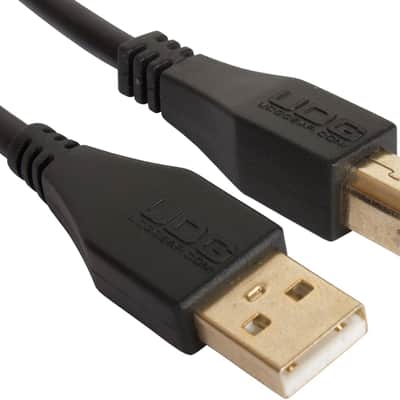 Cable USB 2.0 (A-B) - High-speed Audio Optimized USB 2.0 A-Male to B-Male cable, Black, 2M image 2