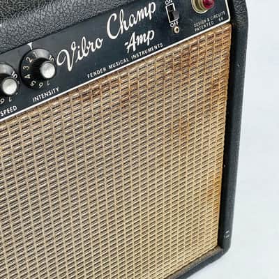 Fender Vibro Champ 1x8" Combo Amp 1966 - Black image 6