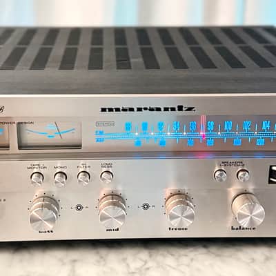 ✨ Marantz 2228B Vintage Stereo Receiver – Serviced, Blue LED, Partial Recap, Tested – BVA image 4