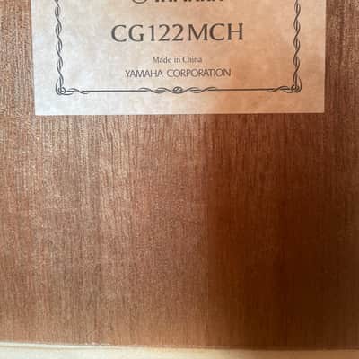 Yamaha CG-122MCH Solid Cedar Top Classical Guitar 2010s - Natural image 3