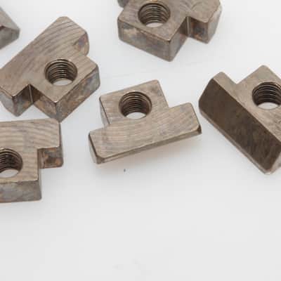 Aged ABR-1 Repl. Saddles/Screws fits Gibson® Vintage correct Soft Brass Alloy (incl.Tooling Markings)tage correct Soft Brass Alloy (incl.Tooling Markin image 3