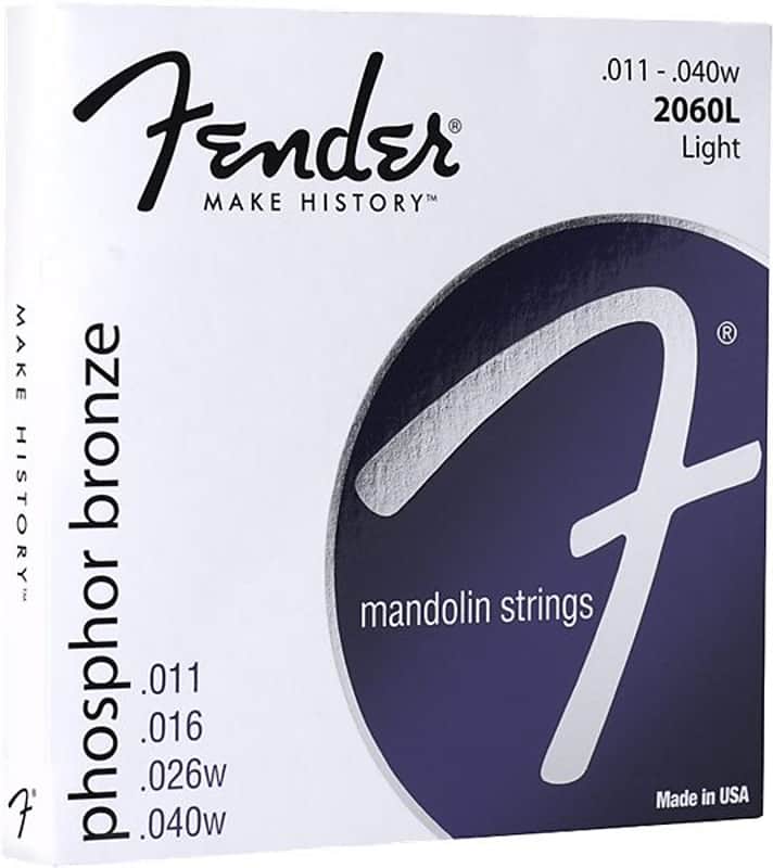 Fender Mandolin Strings, Phosphor Bronze, Gauges .011-.040, (8) 2016 image 1