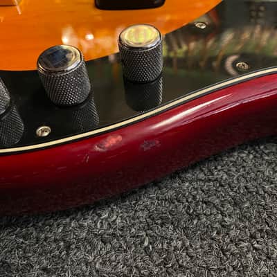 Fender Deluxe Dimension Bass IV with Rosewood Fretboard 2014 - 2016 - Aged Cherry image 4