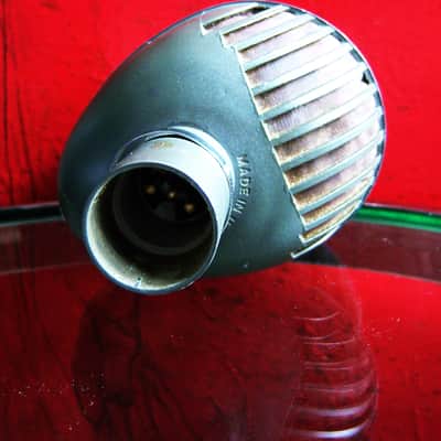 Vintage 1950's Altec 639A ribbon / dynamic cardioid microphone w Altec 24A stand image 18