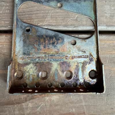 Real Life Relics Vintage Telecaster® Bridge Plate scalloped short walls (AE6) image 3