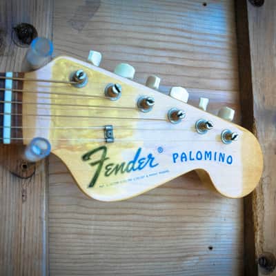 1969/1970 Fender Palomino "Johnny Cash" Broomstick w/ Ultra Rare Factory Soundhole Pickup image 2