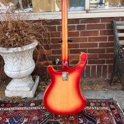 Vintage 1976 Ibanez 2388B (“Ibanbacker”) Maroon/Fireglo Finish (Lawsuit 4001 Model), JBE R4000 Handwound Pickups, w Non Original MIC Tweed Hard Case~A KILLER FULL SCALE BASS image 18